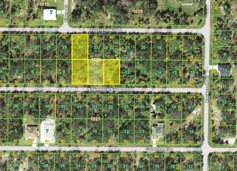 18402, 18410, 18394 Sagamore Avenue And 18393 Daysland Avenue Port Charlotte FL 33954
