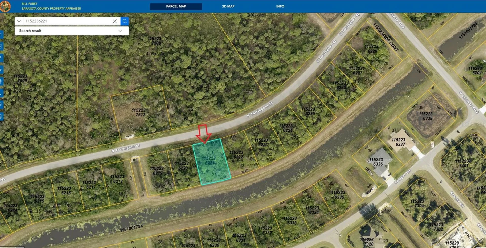 Lot 21 Blk 2382 N Torrington Street North Port FL 34288