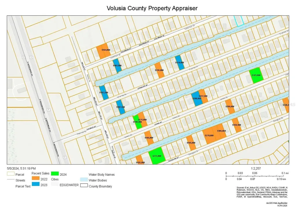 Charles Street Street Edgewater FL 32141