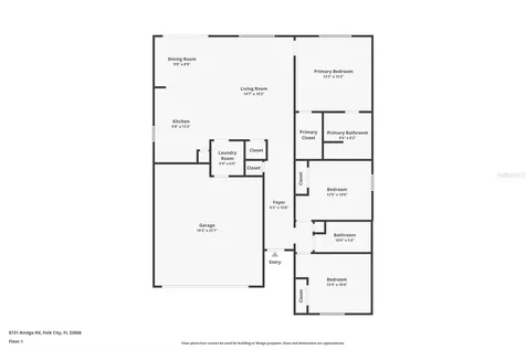 8721 Rindge Road Polk City FL 33868