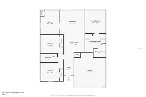 2531 Sunset Circle Lake Wales FL 33898
