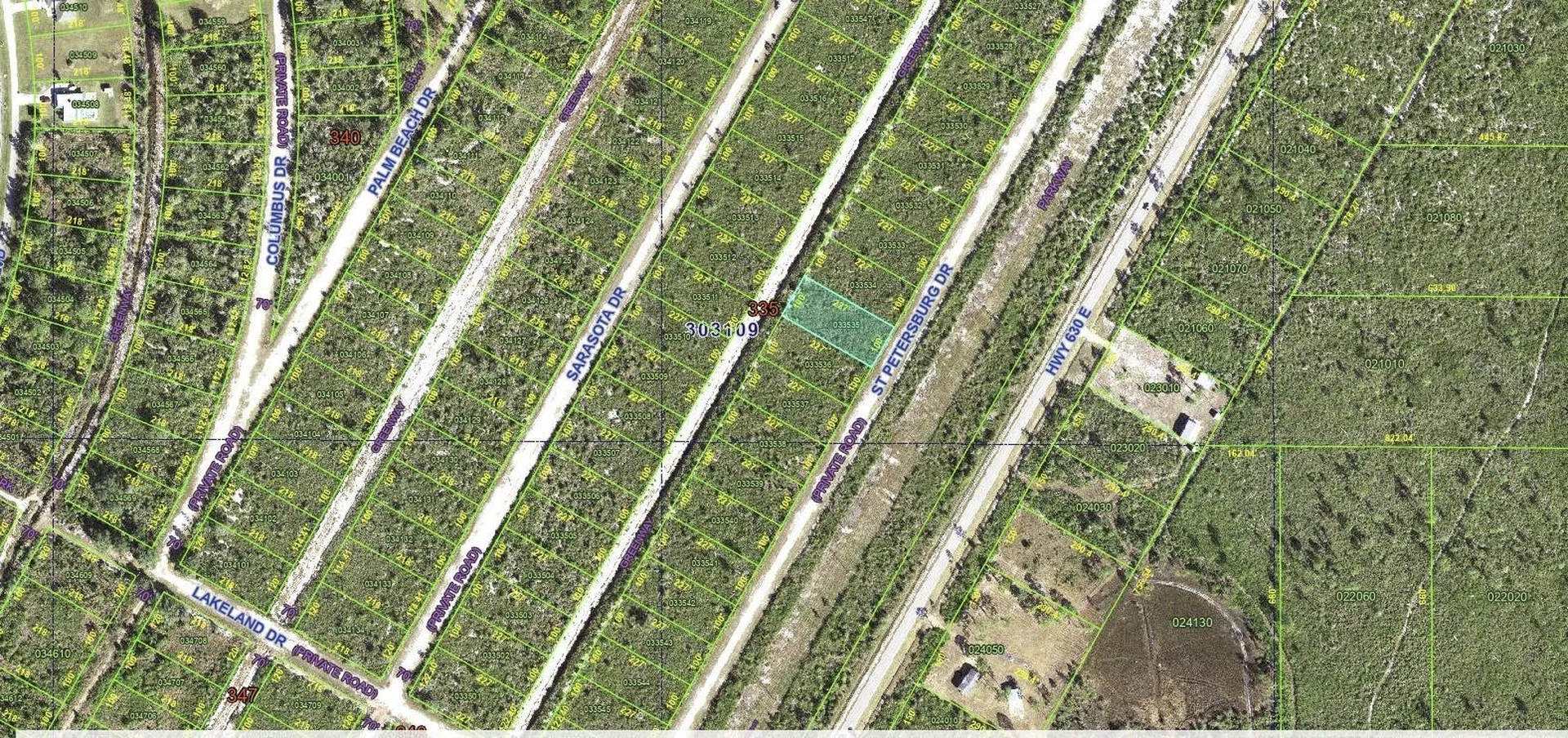 Street Petersburg Drive Indian Lake Estates FL 33855