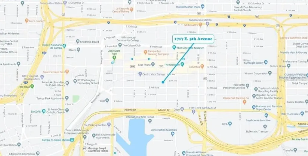 1717 E 5th Avenue Tampa FL 33605