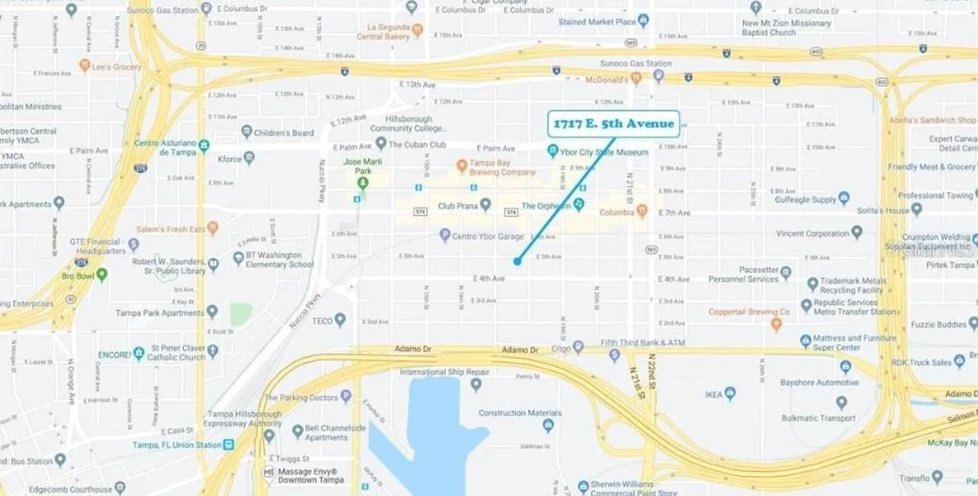 1717 E 5th Avenue Tampa FL 33605