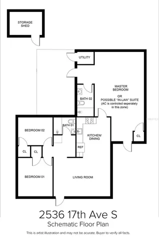 2536 17th Avenue S St Petersburg FL 33712
