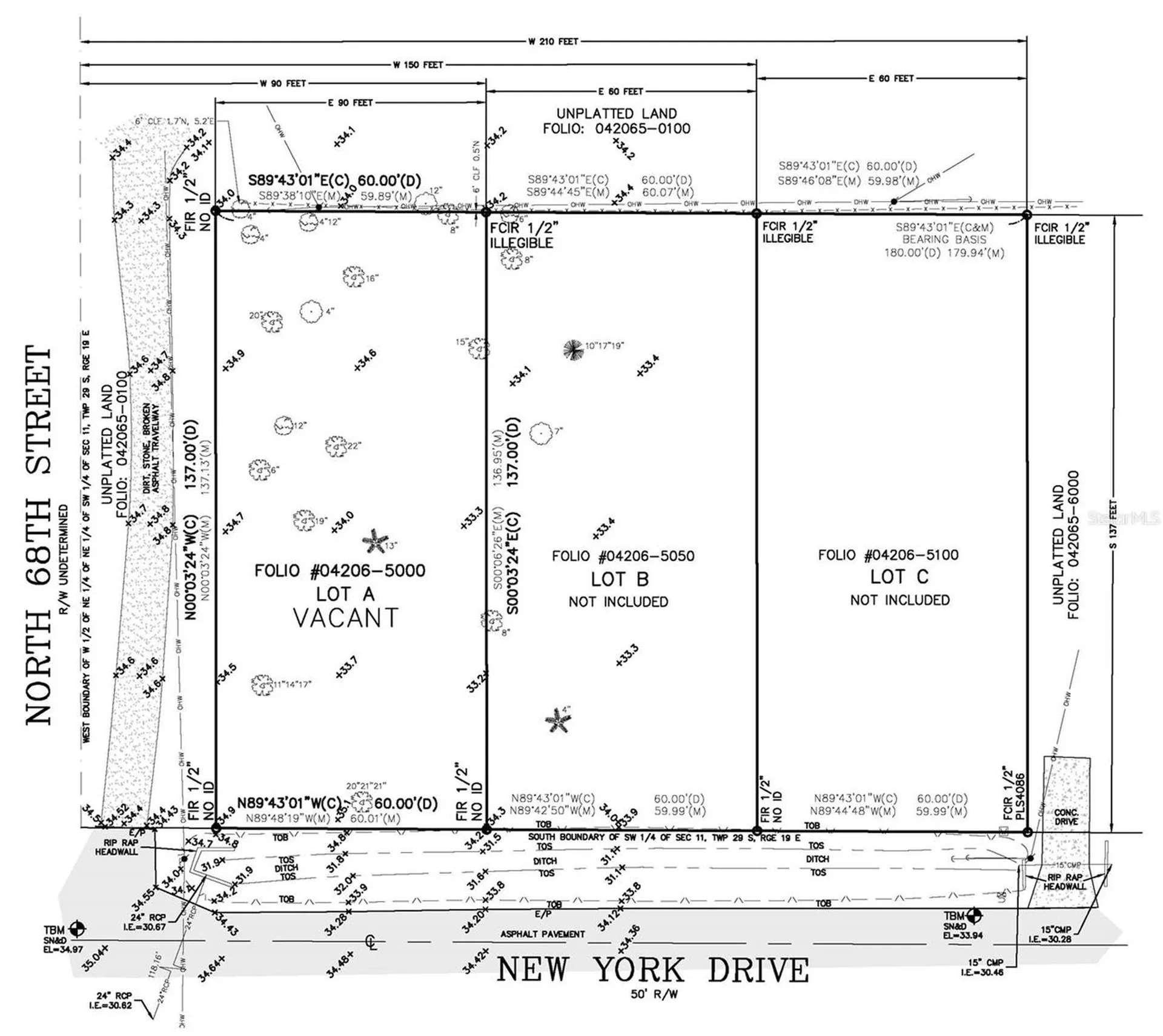 Lots 45830a,b And C New York Drive Tampa FL 33619