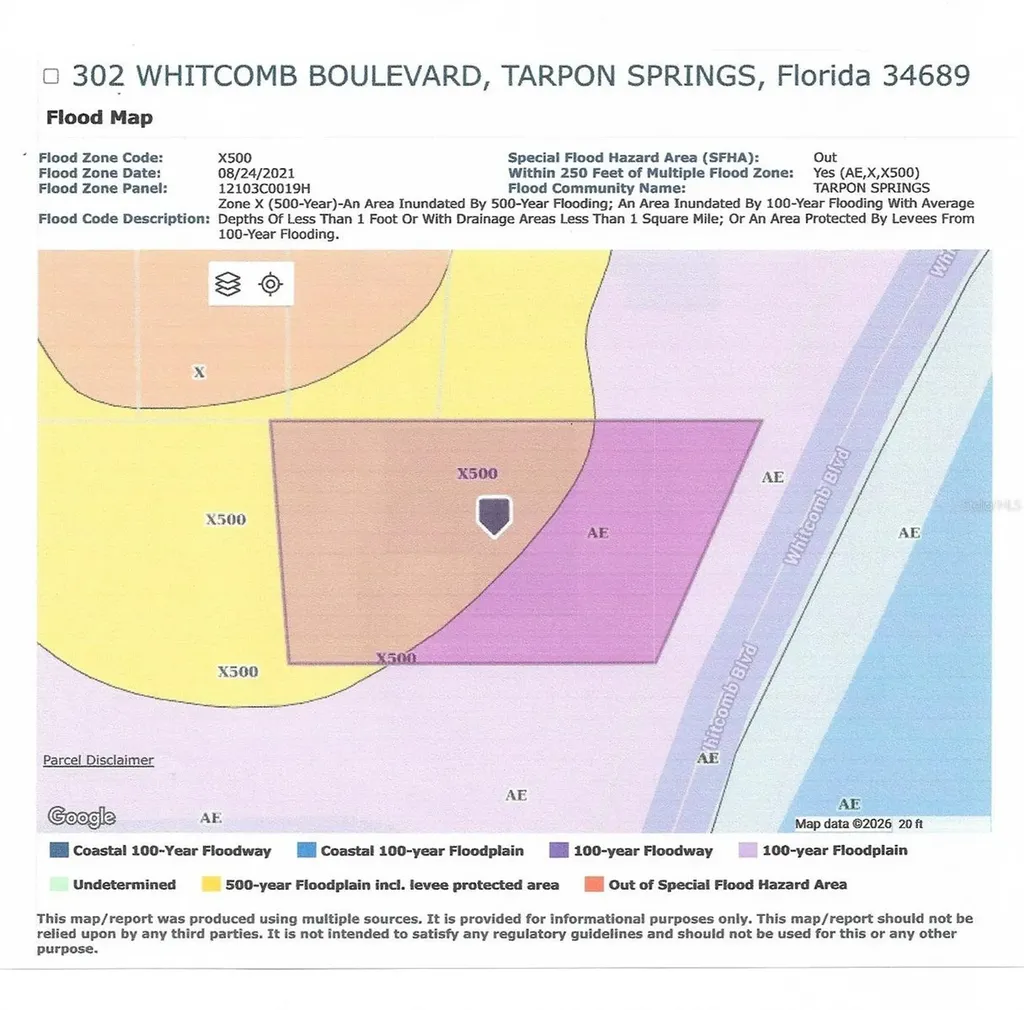 302 Whitcomb Boulevard Tarpon Springs FL 34689