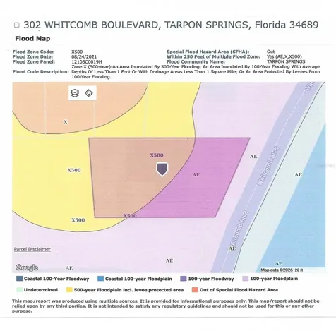 302 Whitcomb Boulevard Tarpon Springs FL 34689