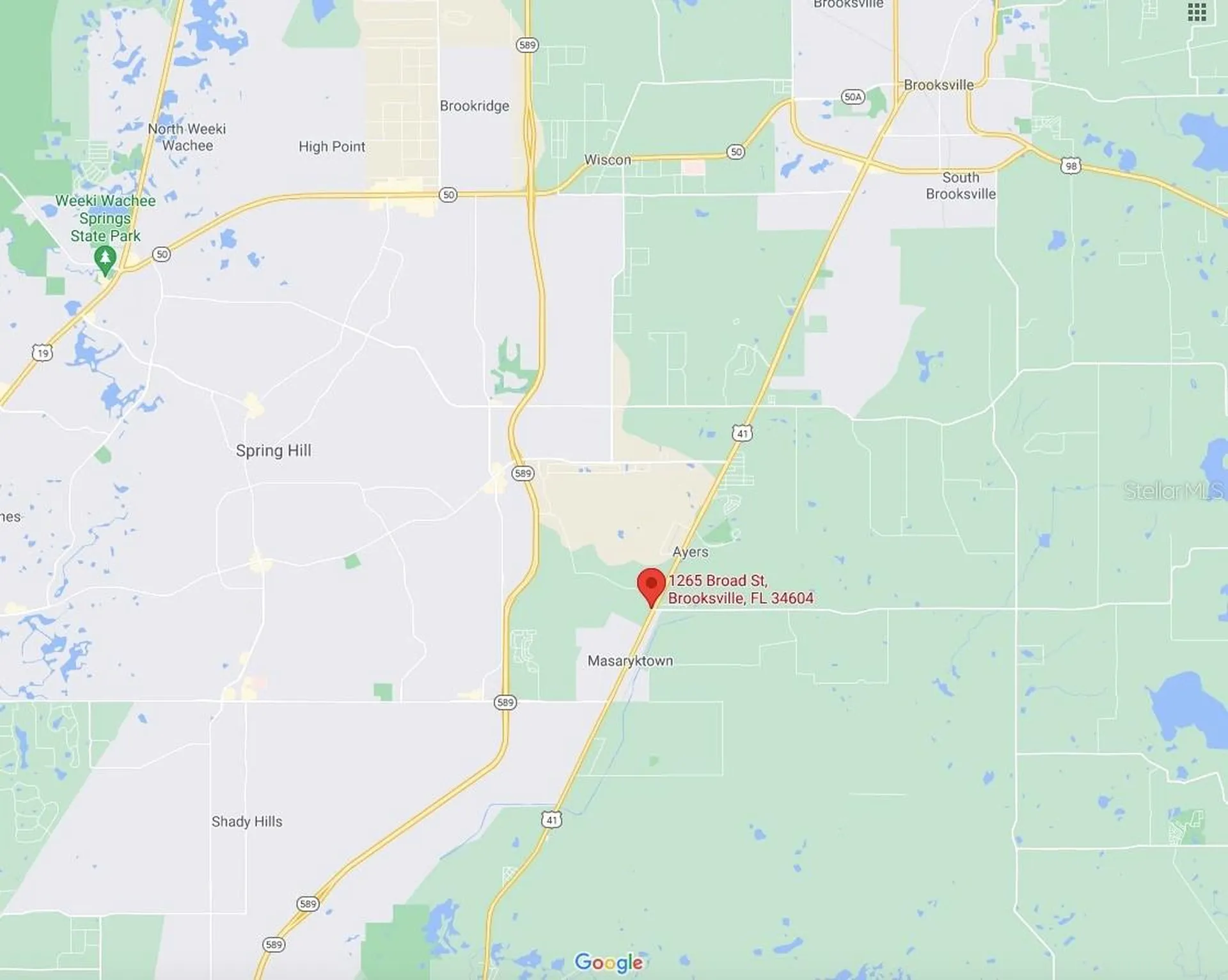 0 Ayers Road Brooksville FL 34604