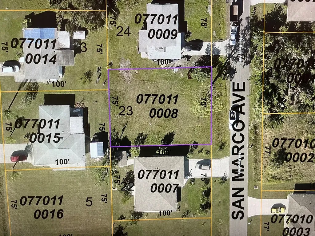 Lot 23 San Marco Avenue North Port FL 34287