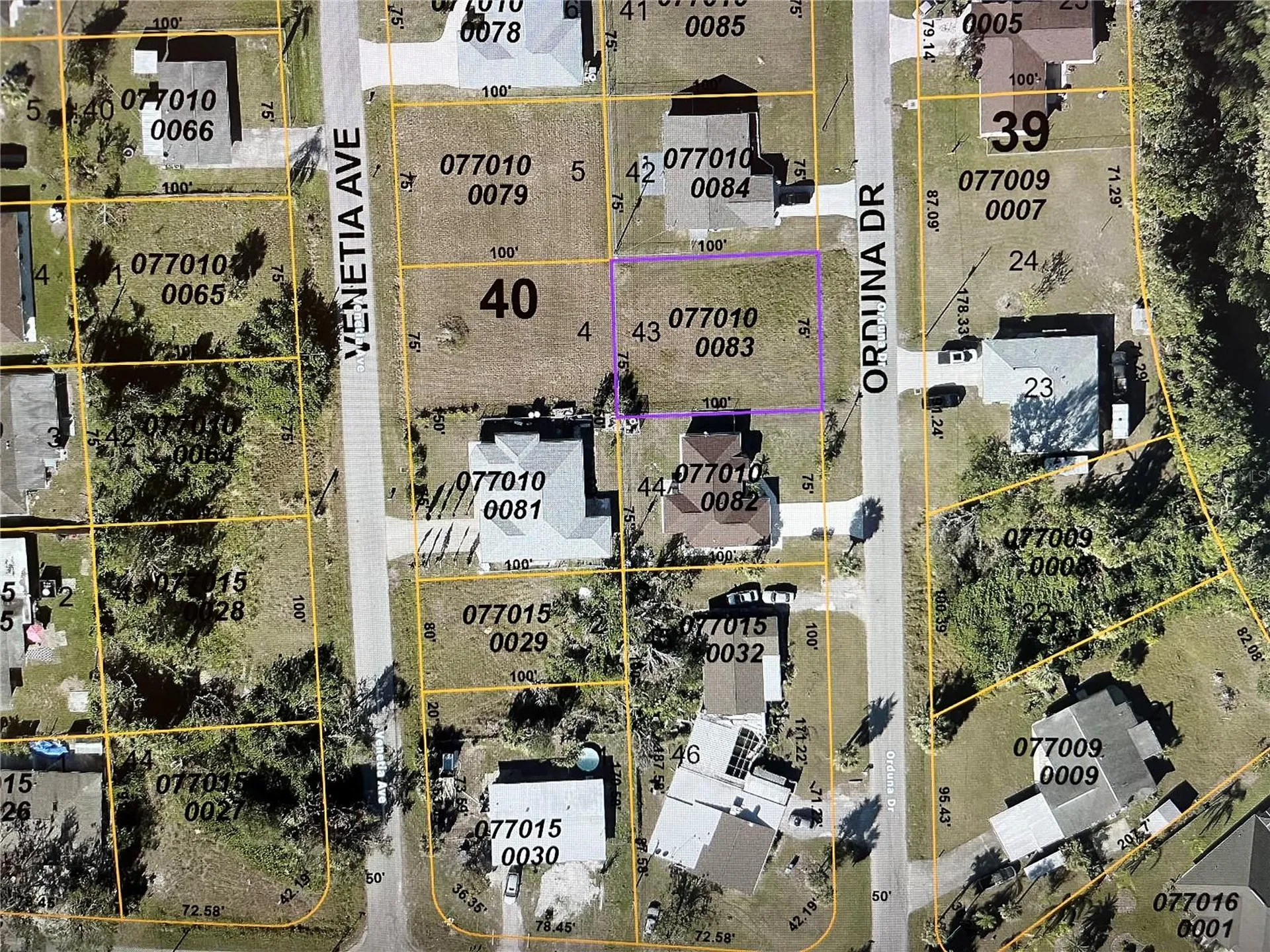 Lot 43 Orduna Drive North Port FL 34287
