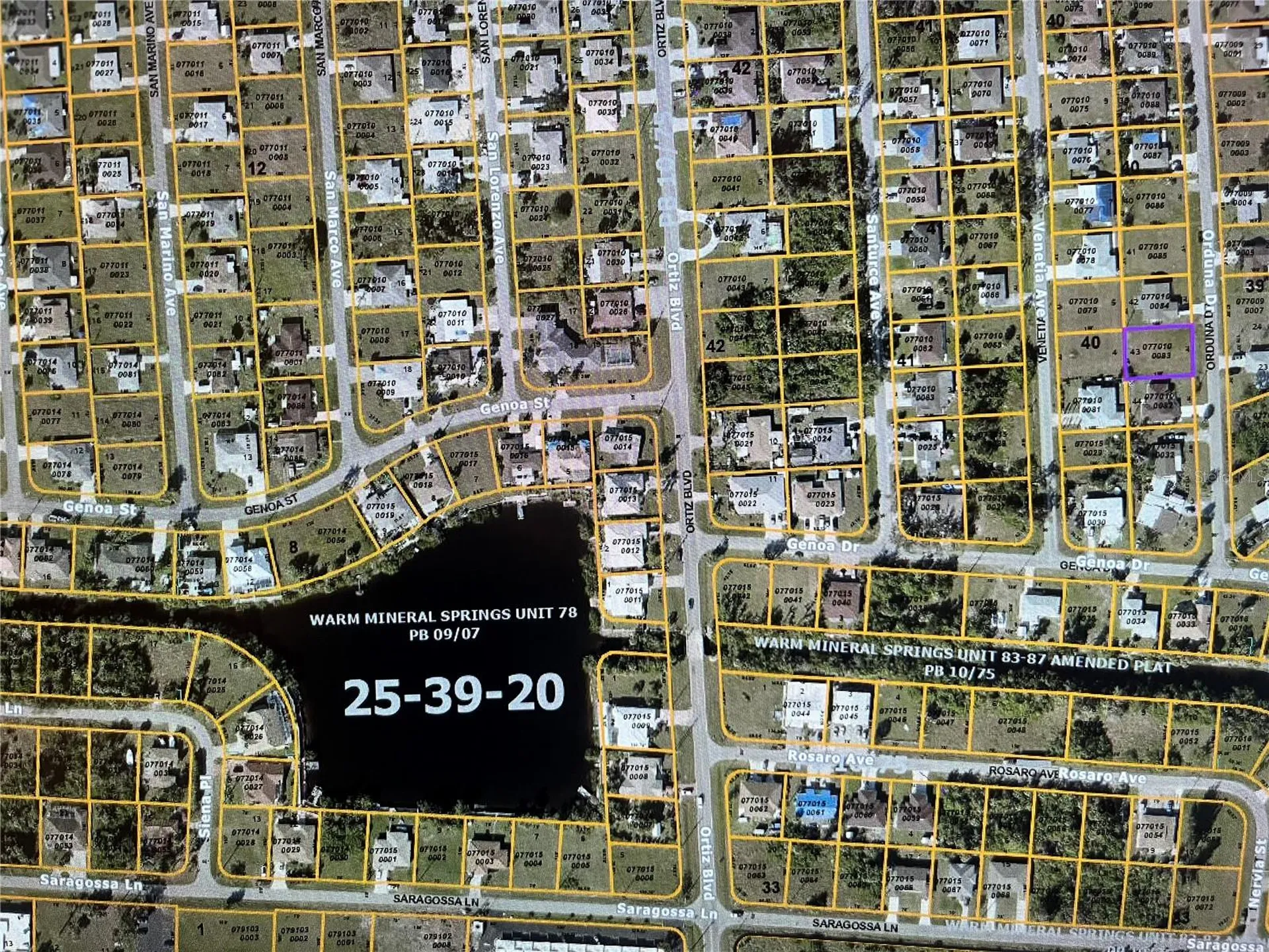 Lot 43 Orduna Drive North Port FL 34287
