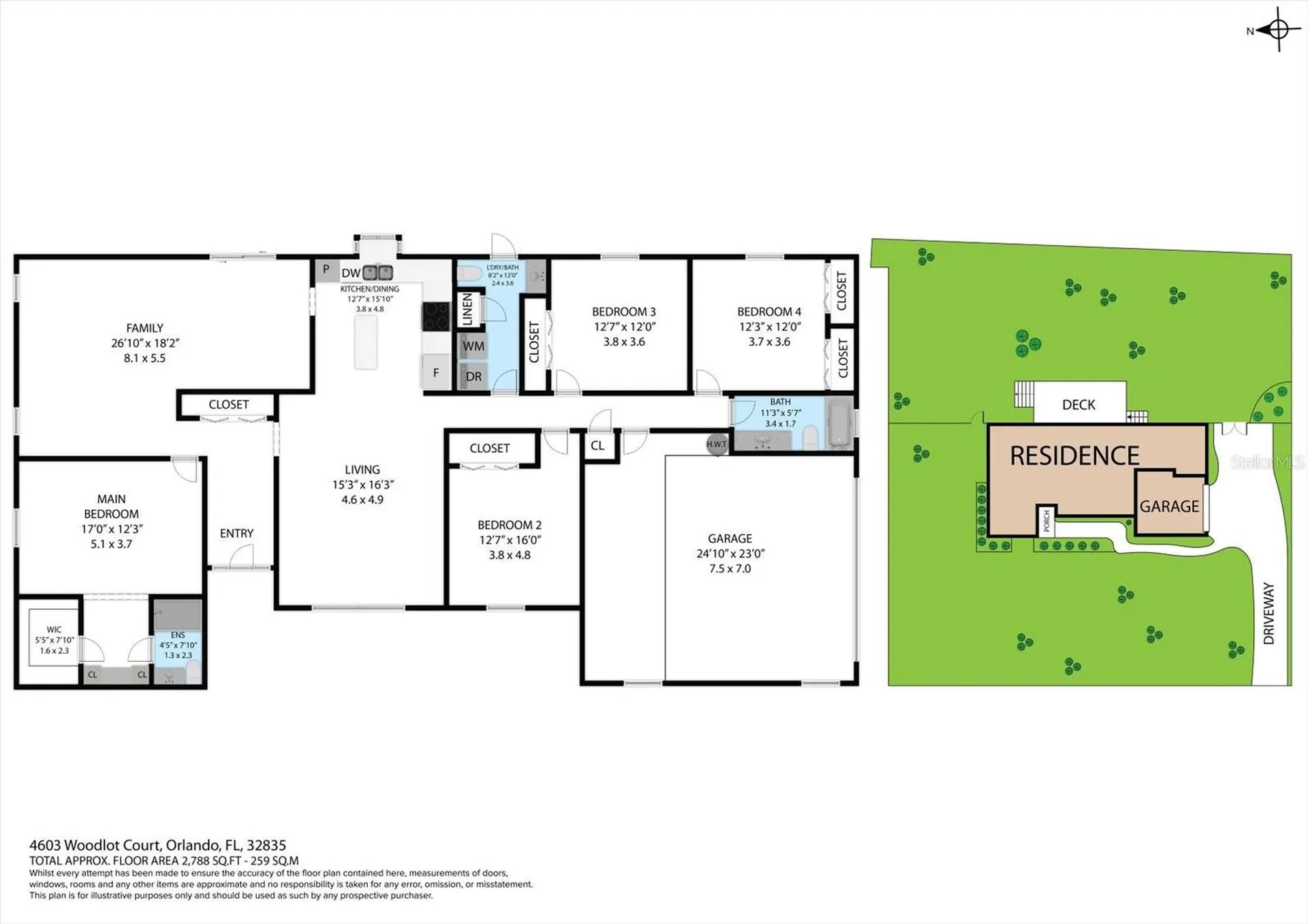 4603 Woodlot Court Orlando FL 32835