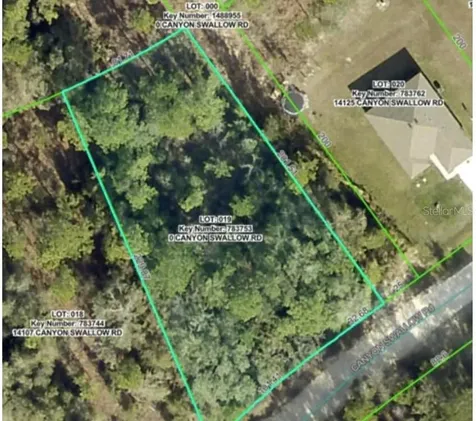 Lot 19 Canyon Swallow Road Weeki Wachee FL 34614