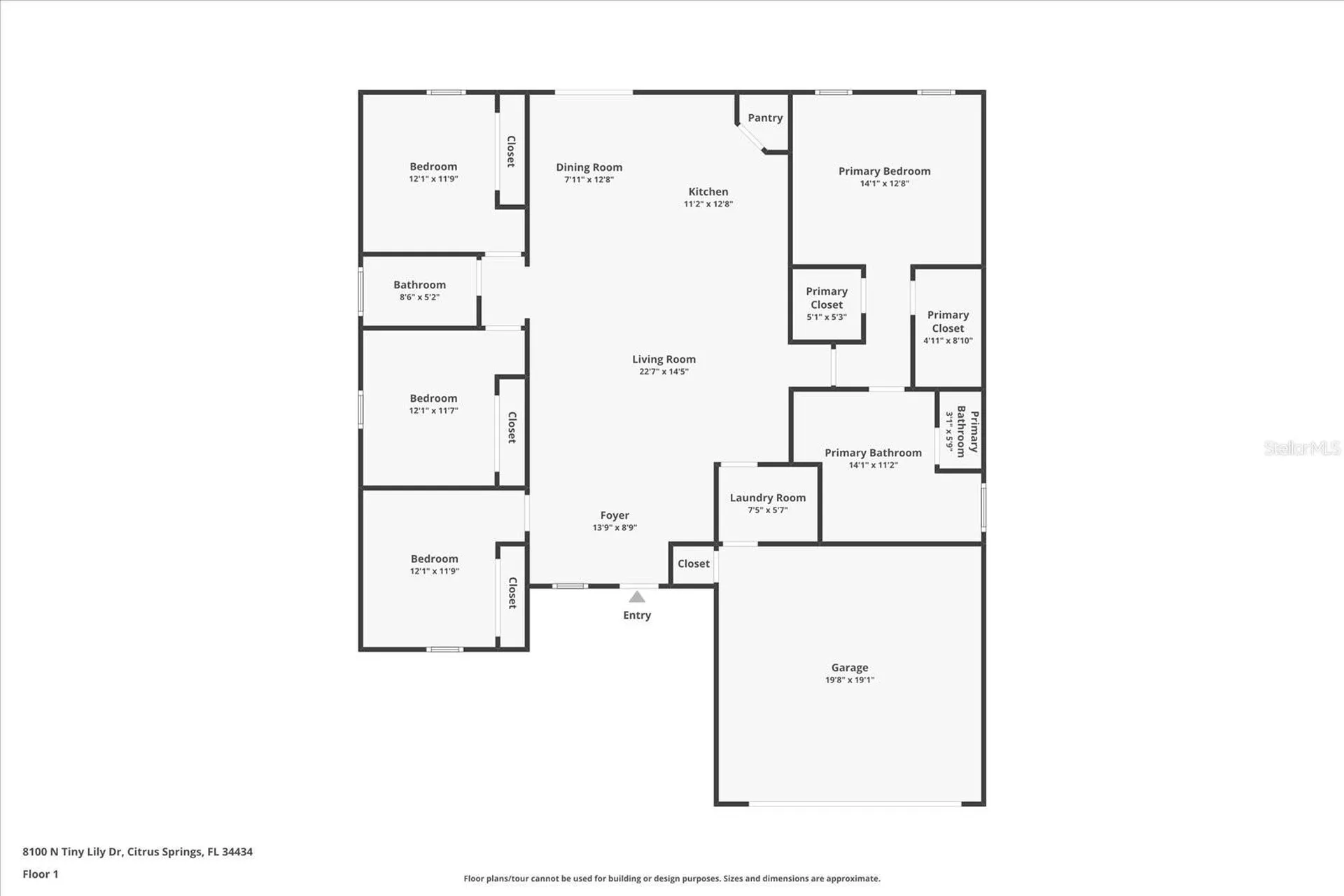 8100 N Tiny Lily Drive Citrus Springs FL 34434