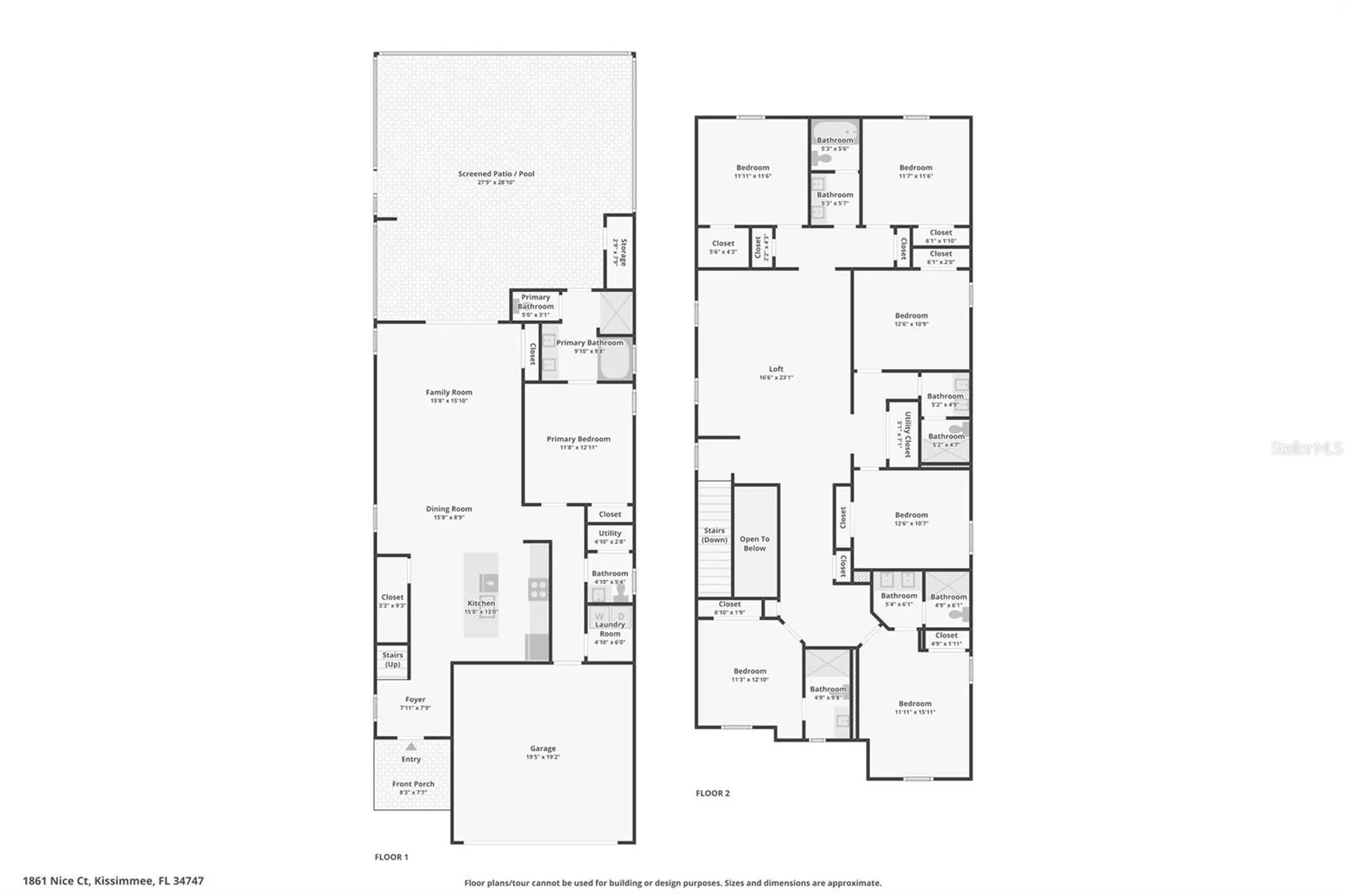 1861 Nice Court Kissimmee FL 34747