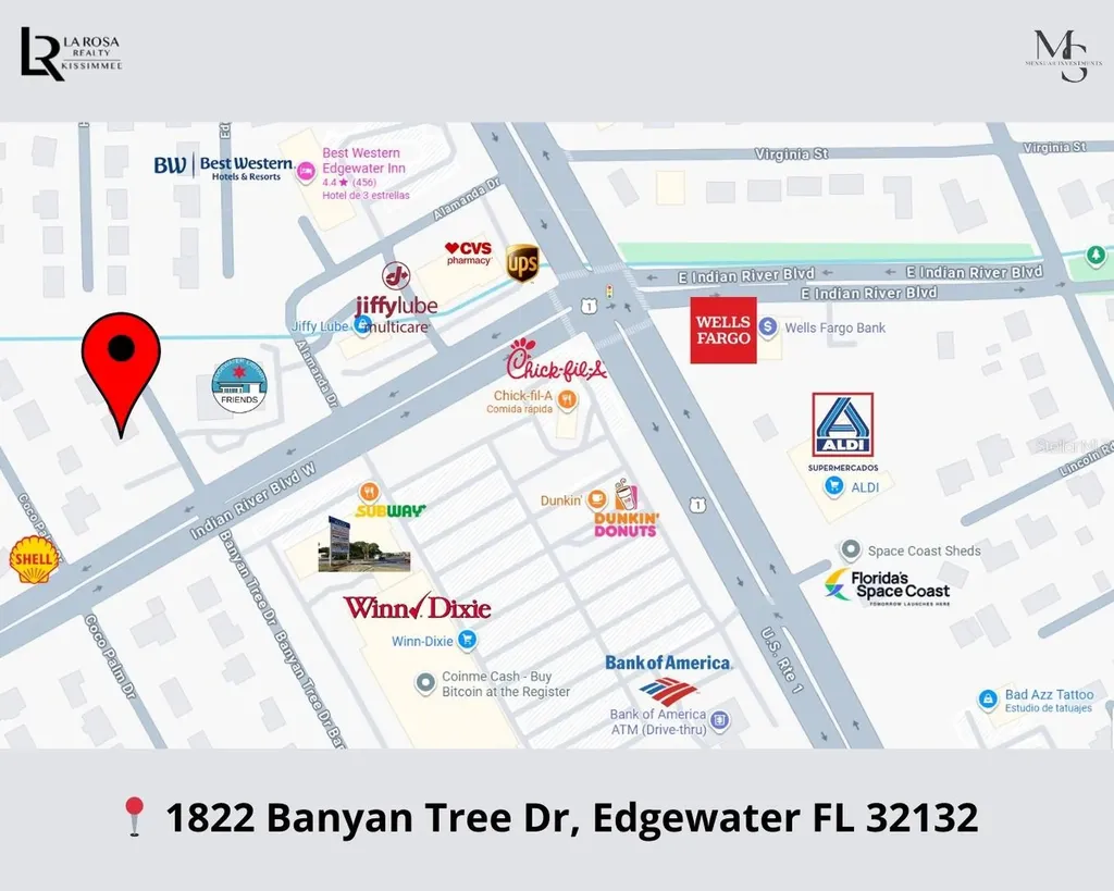 1822 Banyan Tree Drive Edgewater FL 32132
