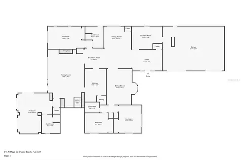 615 N Mayo Street Crystal Beach FL 34681
