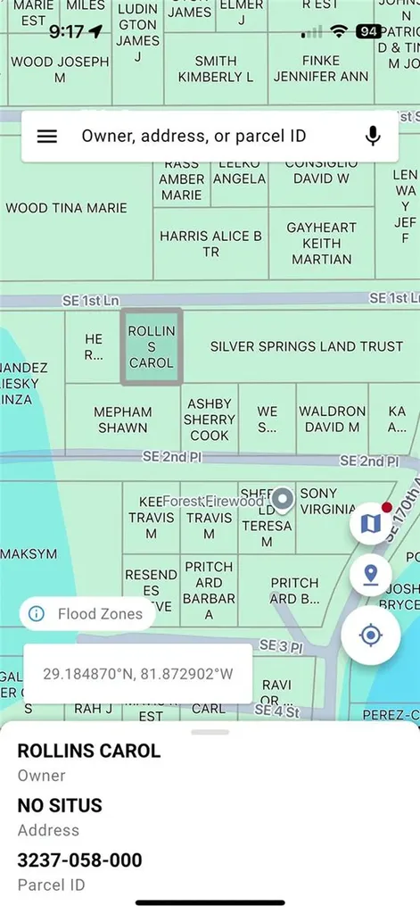 Tbd Lot 58 SE 1st Lane Silver Springs FL 34488