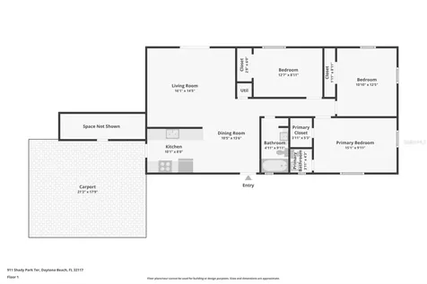 911 Shady Park Terrace Daytona Beach FL 32117