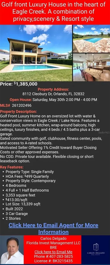 8112 Cleobury Drive Orlando FL 32832