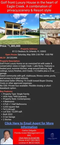 8112 Cleobury Drive Orlando FL 32832
