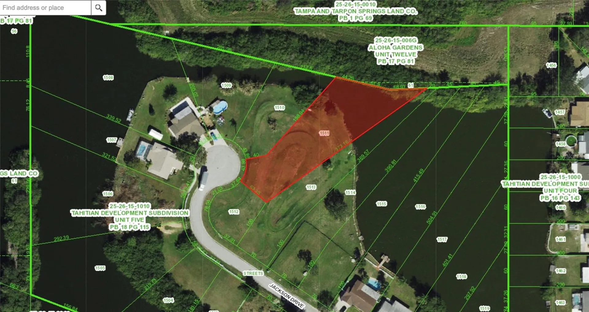 Lot 1511 Jackson Drive Holiday FL 34691
