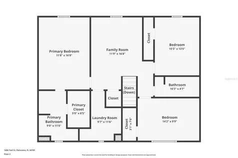 1406 Teal Court Kissimmee FL 34759
