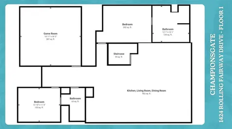 1424 Rolling Fairway Drive Davenport FL 33896
