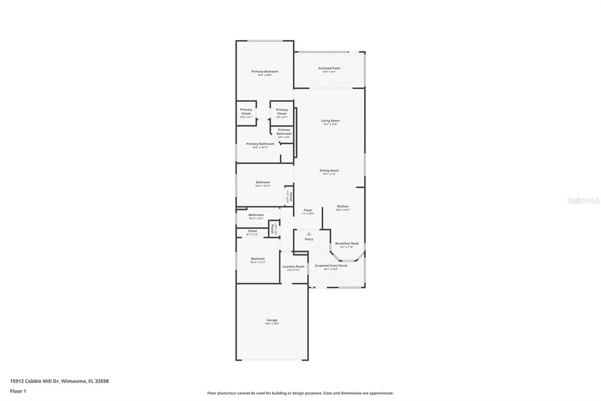 15912 Cobble Mill Drive Wimauma FL 33598