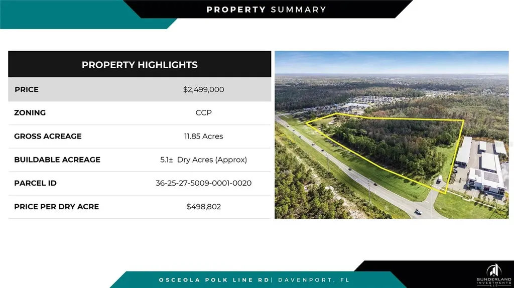 Osceola Polk Line Road Davenport FL 33896