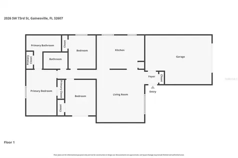 2026 SW 73rd Street Gainesville FL 32607