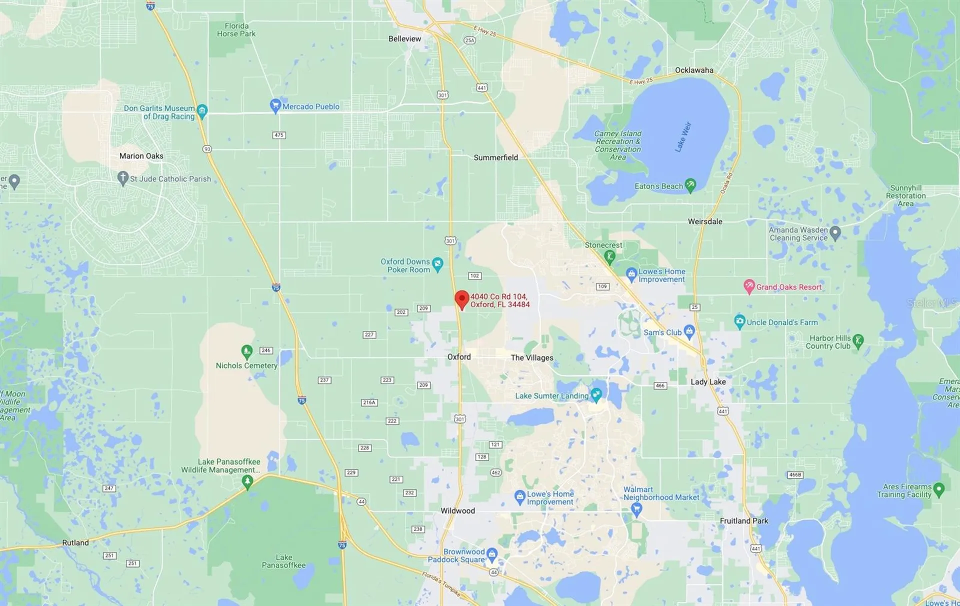 4040 County Road 104 Oxford FL 34484