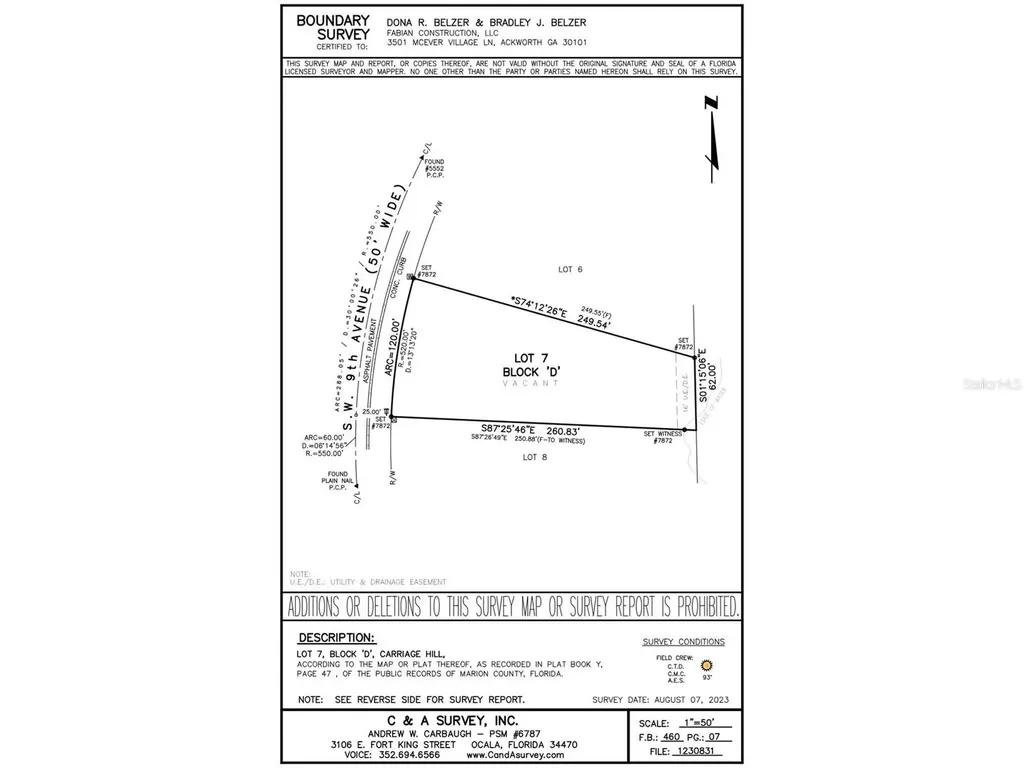 Tbd SW 9th Avenue Ocala FL 34471
