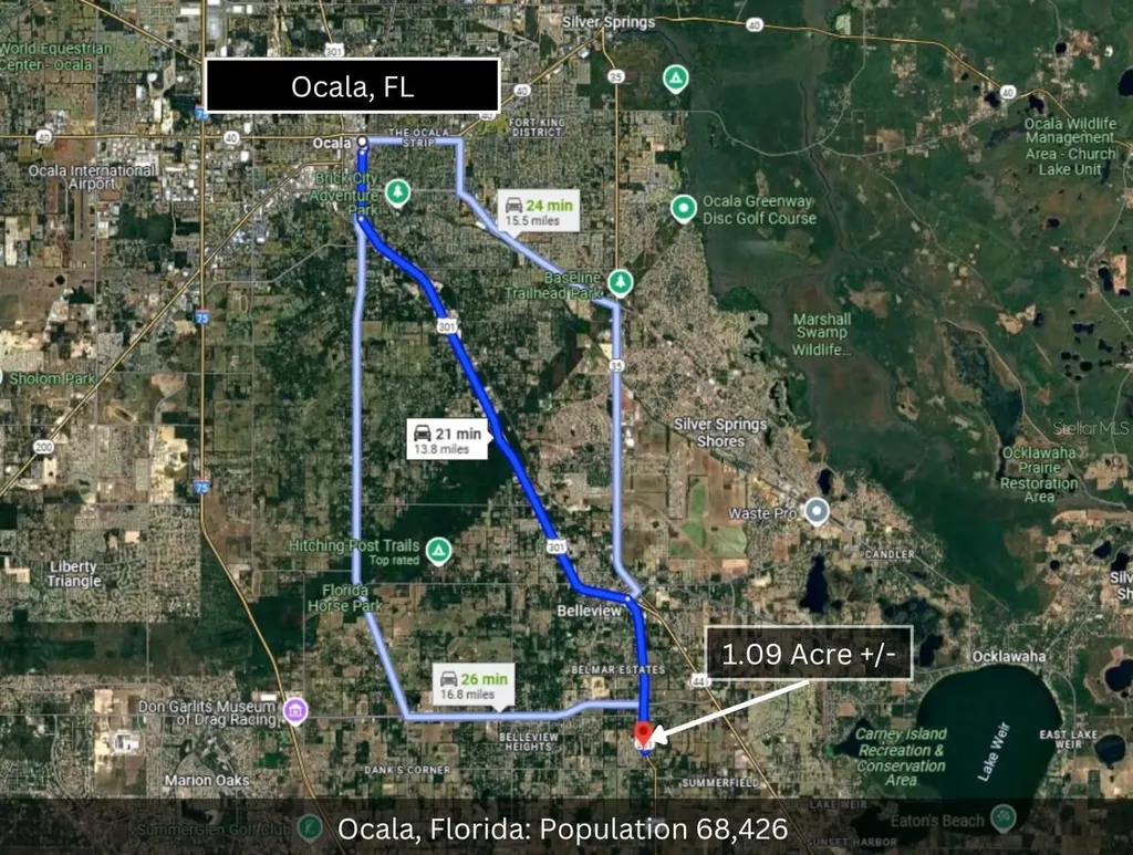 Corner SE 142nd Place & S Us Hwy-301 Summerfield FL 34491