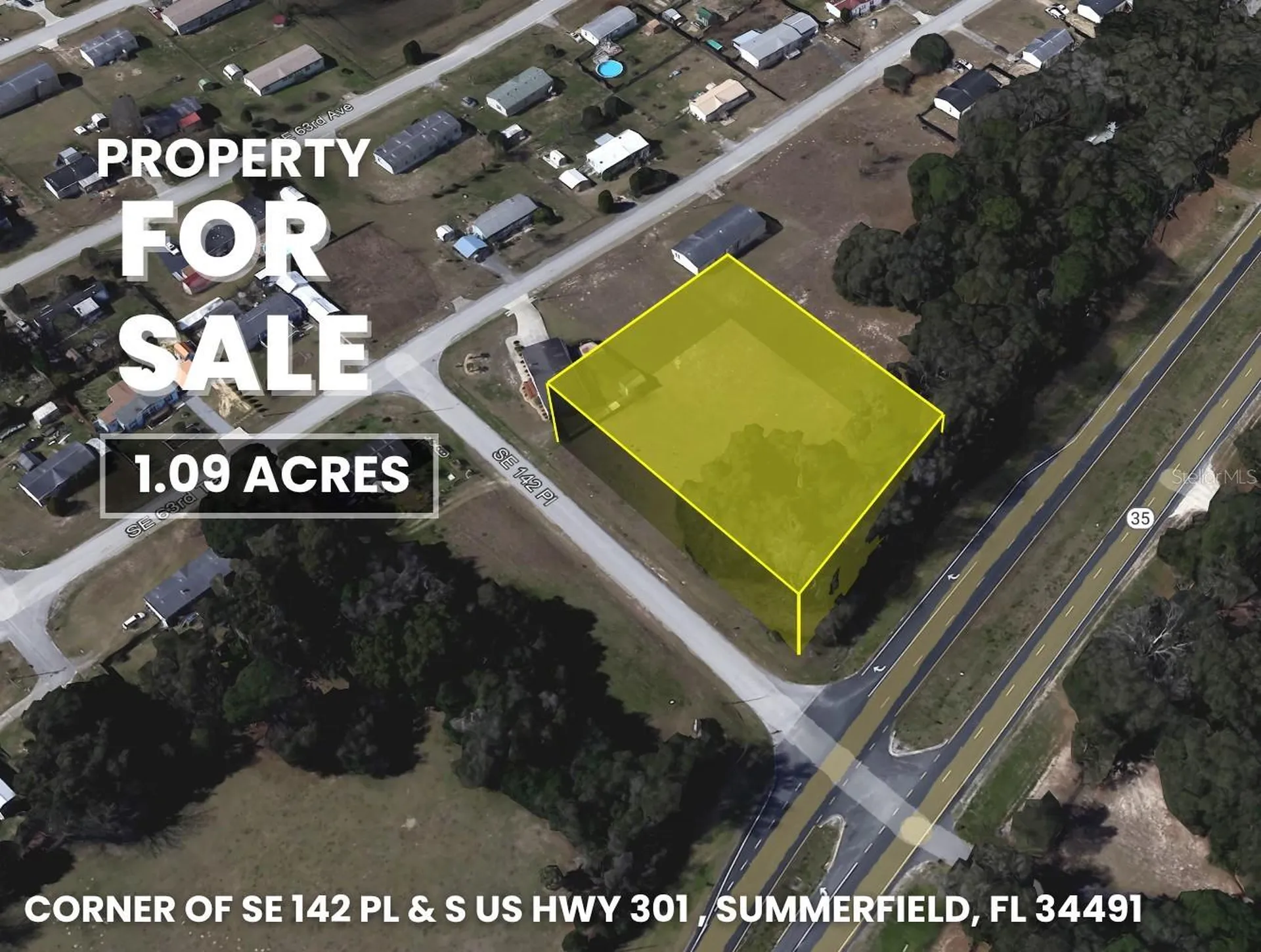 Corner SE 142nd Place & S Us Hwy-301 Summerfield FL 34491