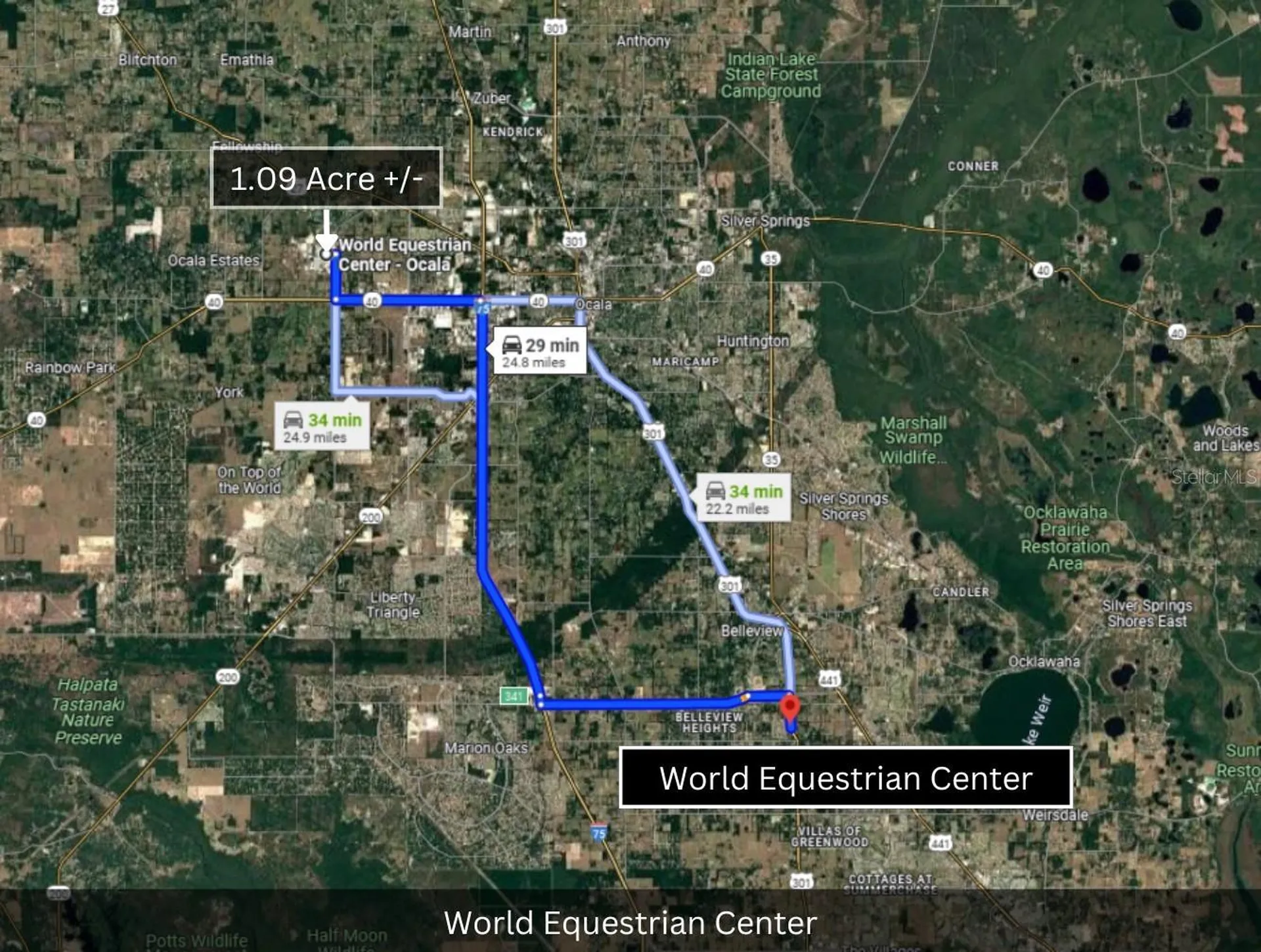 Corner SE 142nd Place & S Us Hwy-301 Summerfield FL 34491
