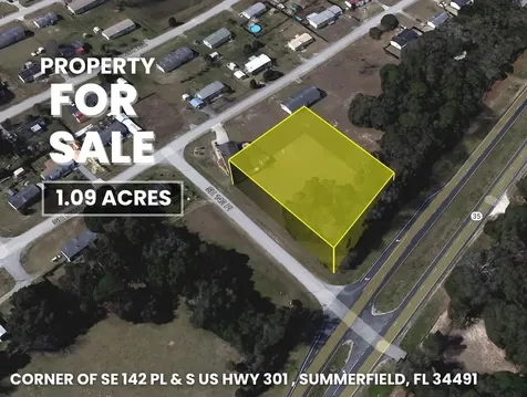 Corner SE 142nd Place & S Us Hwy-301 Summerfield FL 34491