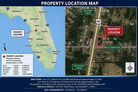 Corner SE 142nd Place & S Us Hwy-301 Summerfield FL 34491