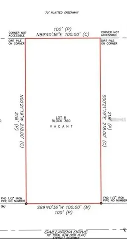 0 Gaillardia Drive Indian Lake Estates FL 33855