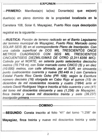 SR-108 Km 11.3 Camino Aldebol Sector Pablo Diaz Barrio Leguizamo Mayaguez PR 00680