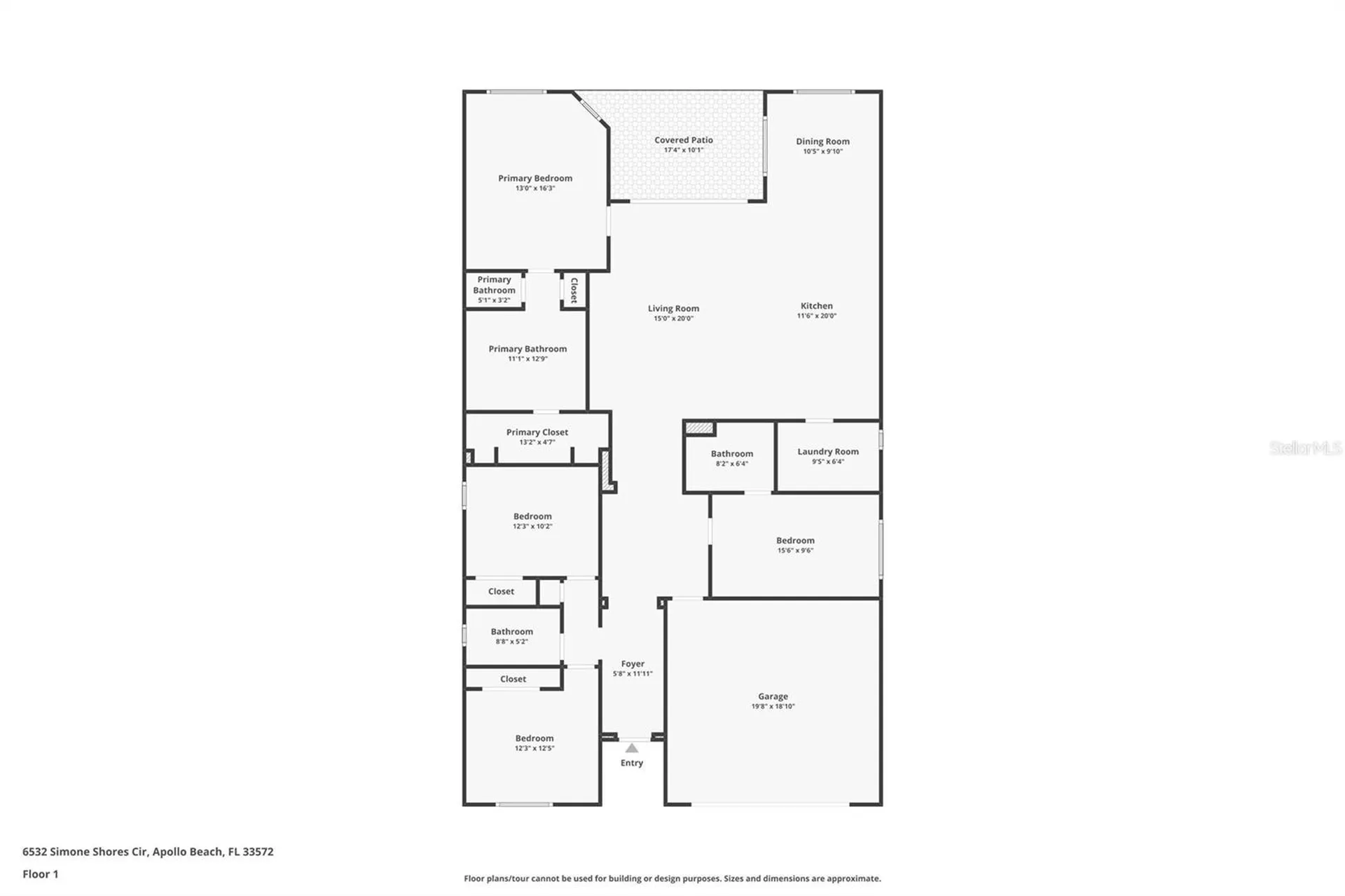 6532 Simone Shores Circle Apollo Beach FL 33572