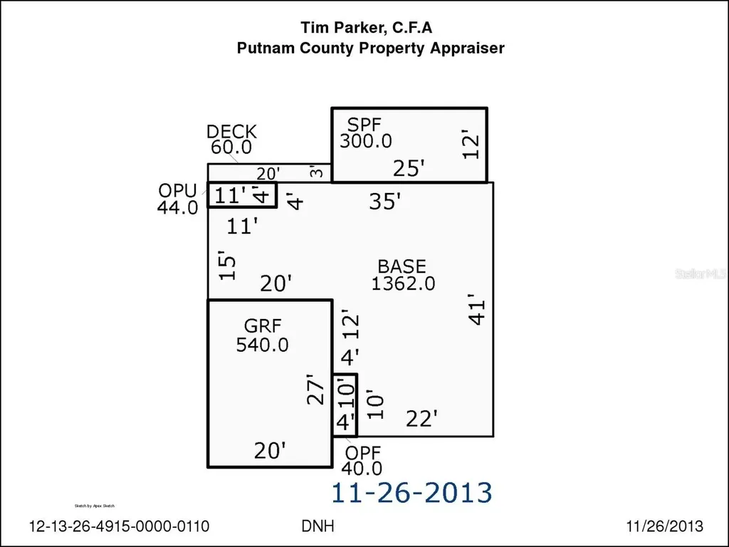 121 N Lake George Drive Georgetown FL 32139