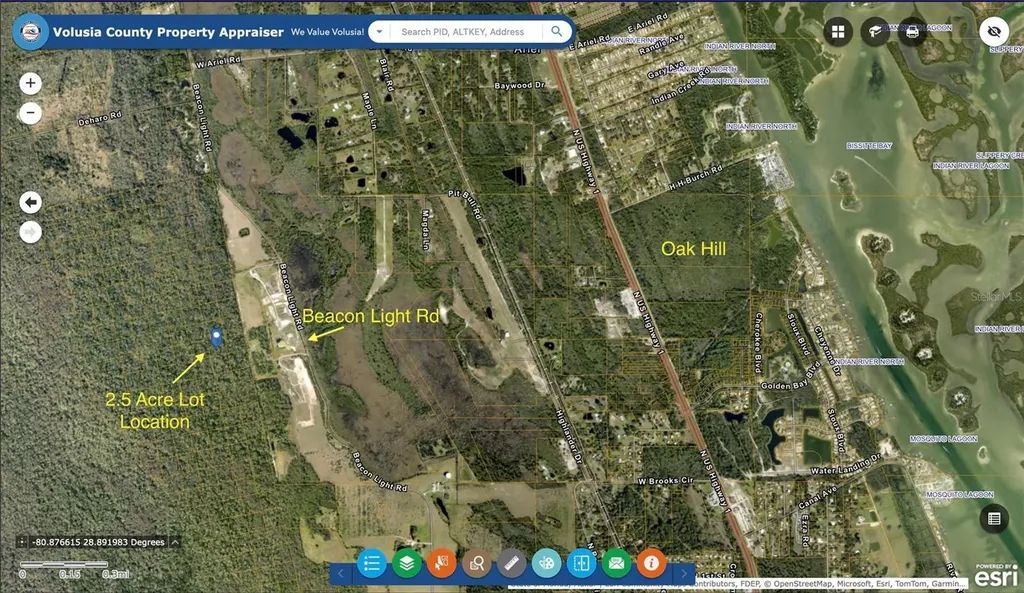 Unimproved Oak Hill FL 32759