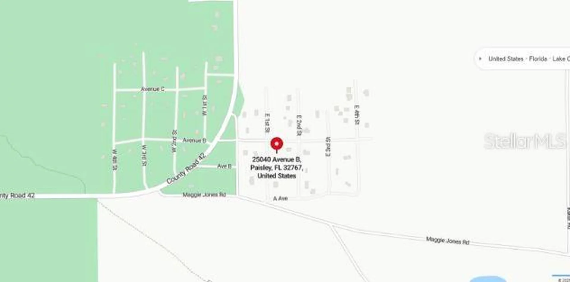 25040 E Avenue B Paisley FL 32767
