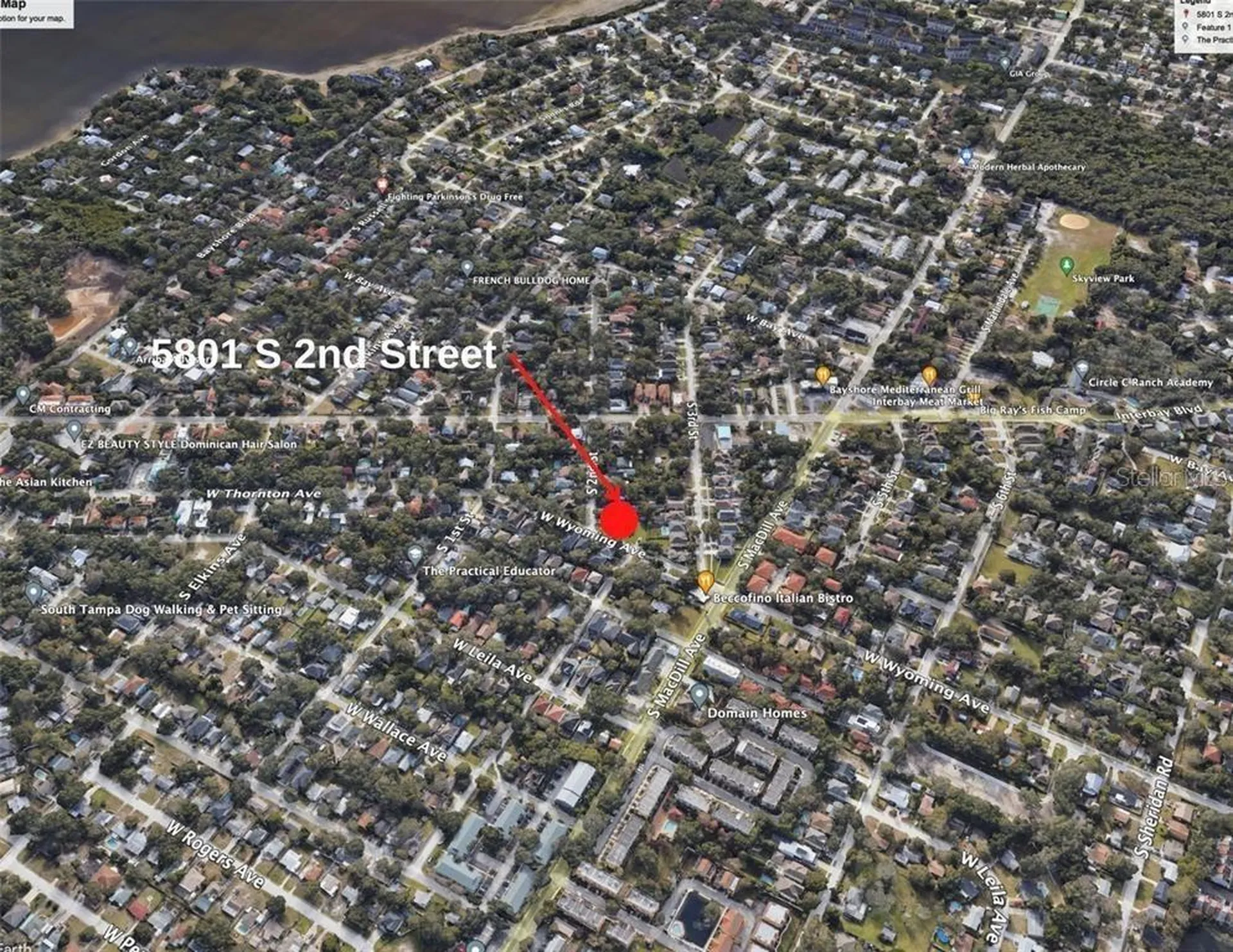 5801 S 2nd Street Tampa FL 33611