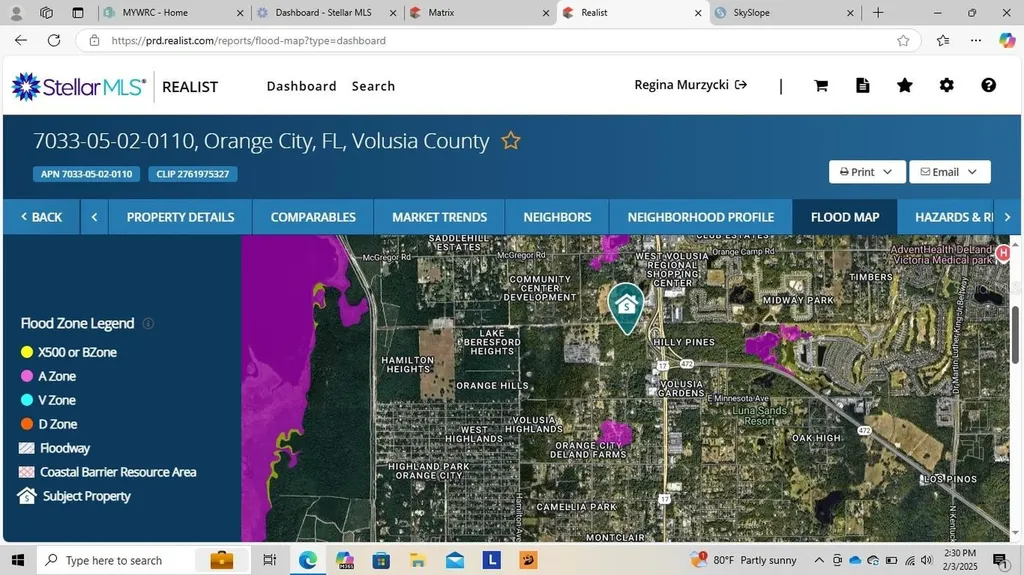 No Street Orange City FL 32763