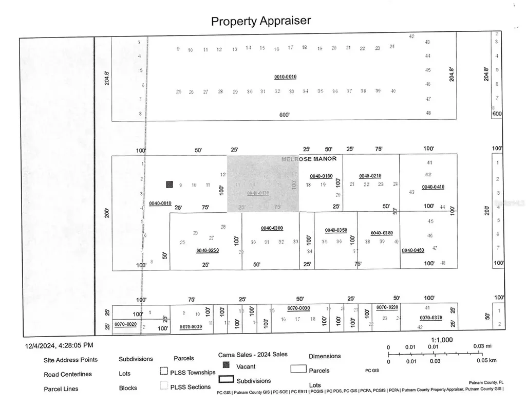 Lots 13-17 Unassigned Hawthorne FL 32640