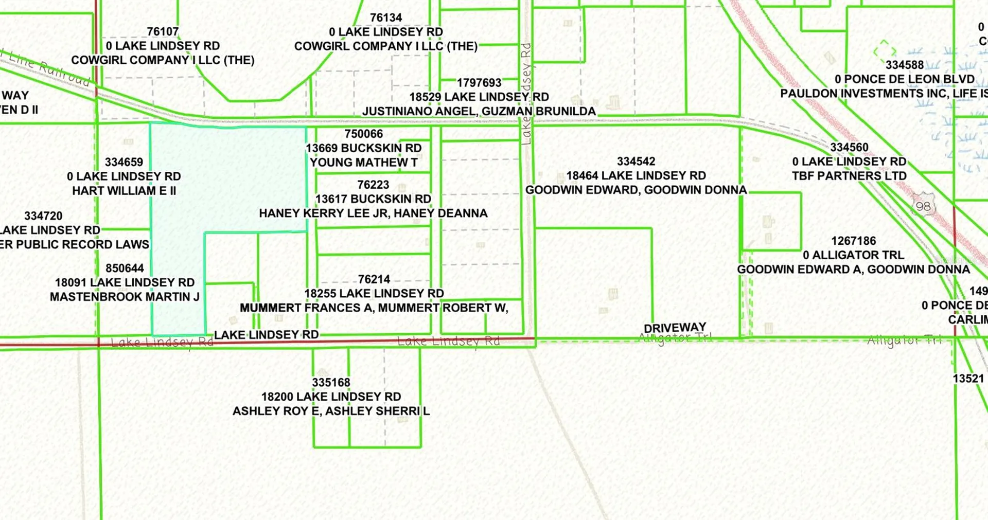 Lake Lindsey Road Brooksville FL 34601