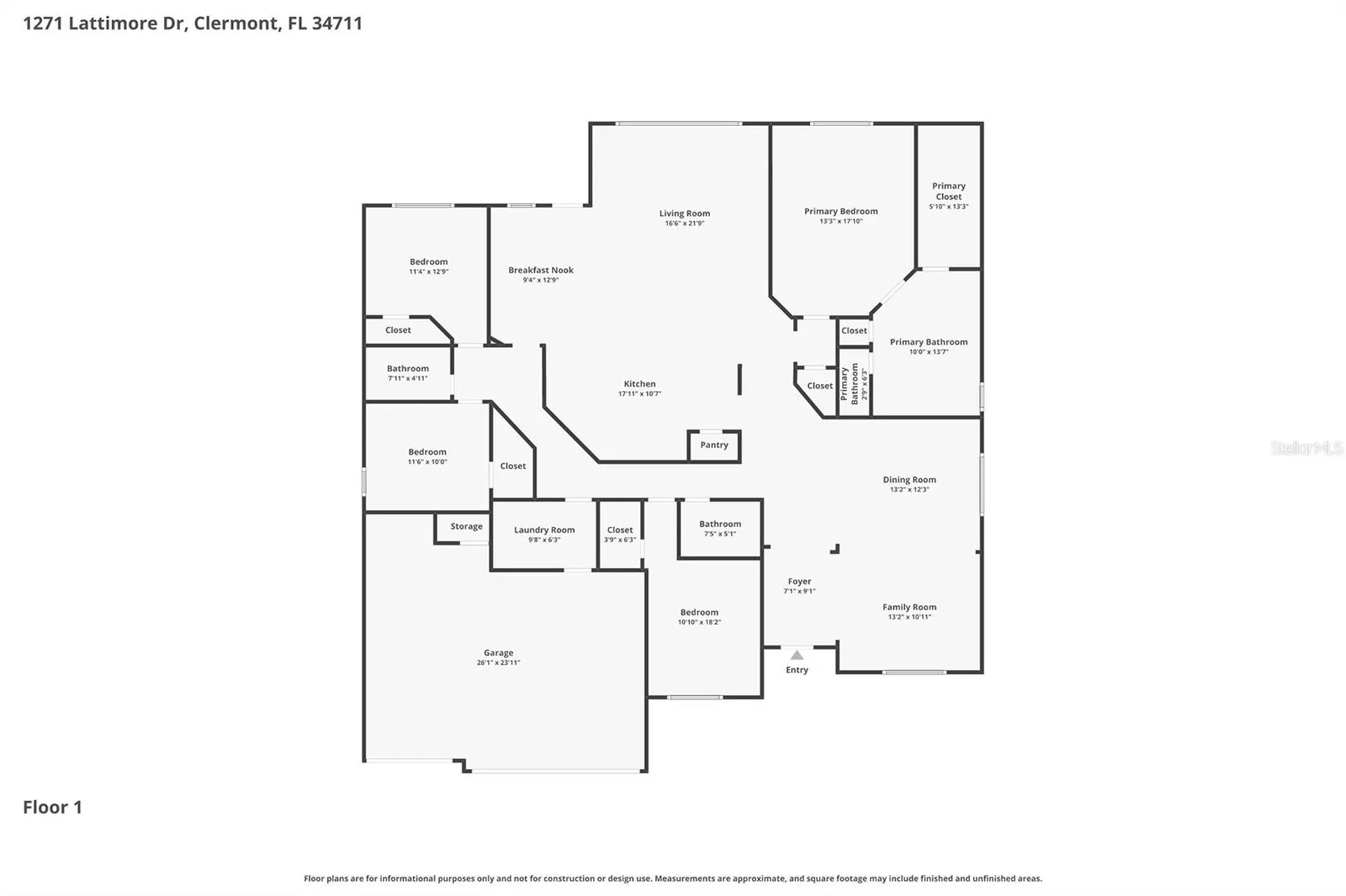 1271 Lattimore Drive Clermont FL 34711